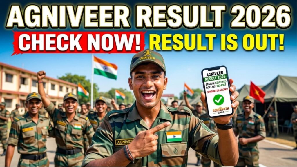 agniveer result check