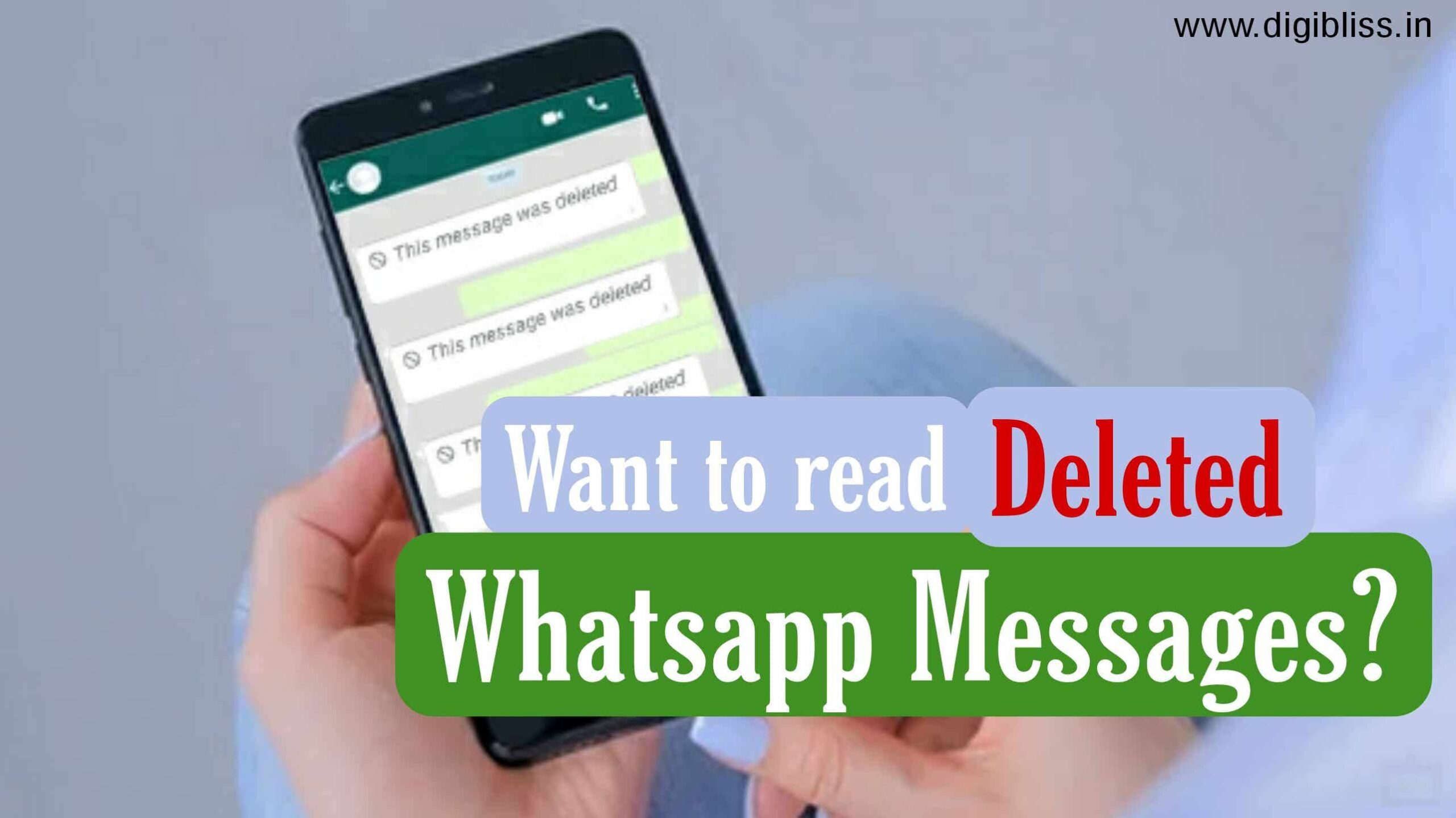 See Deleted WhatsApp Messages