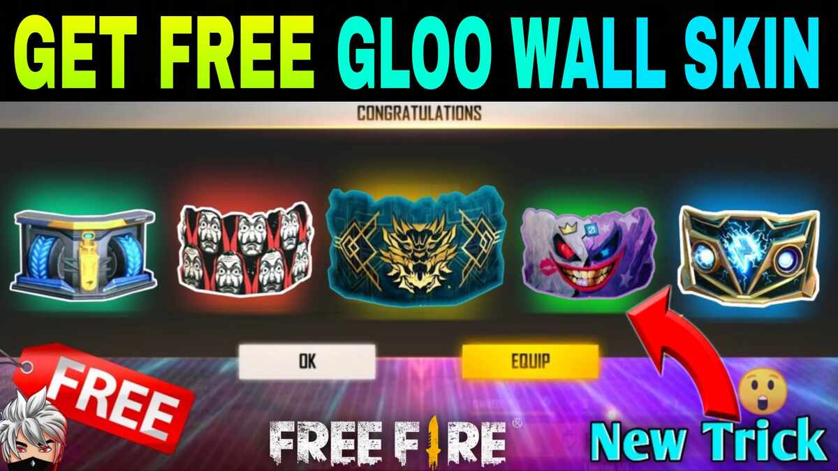 How to get free gloo wall skin in Free Fire