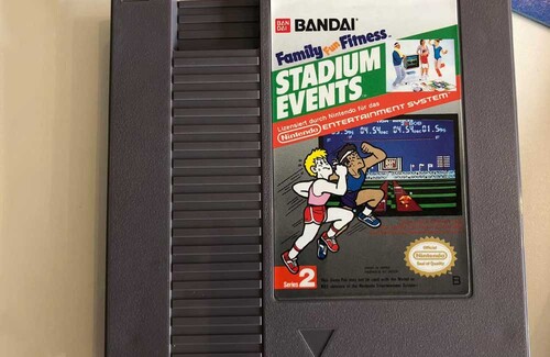 Stadium Events Video Game for Nintendo