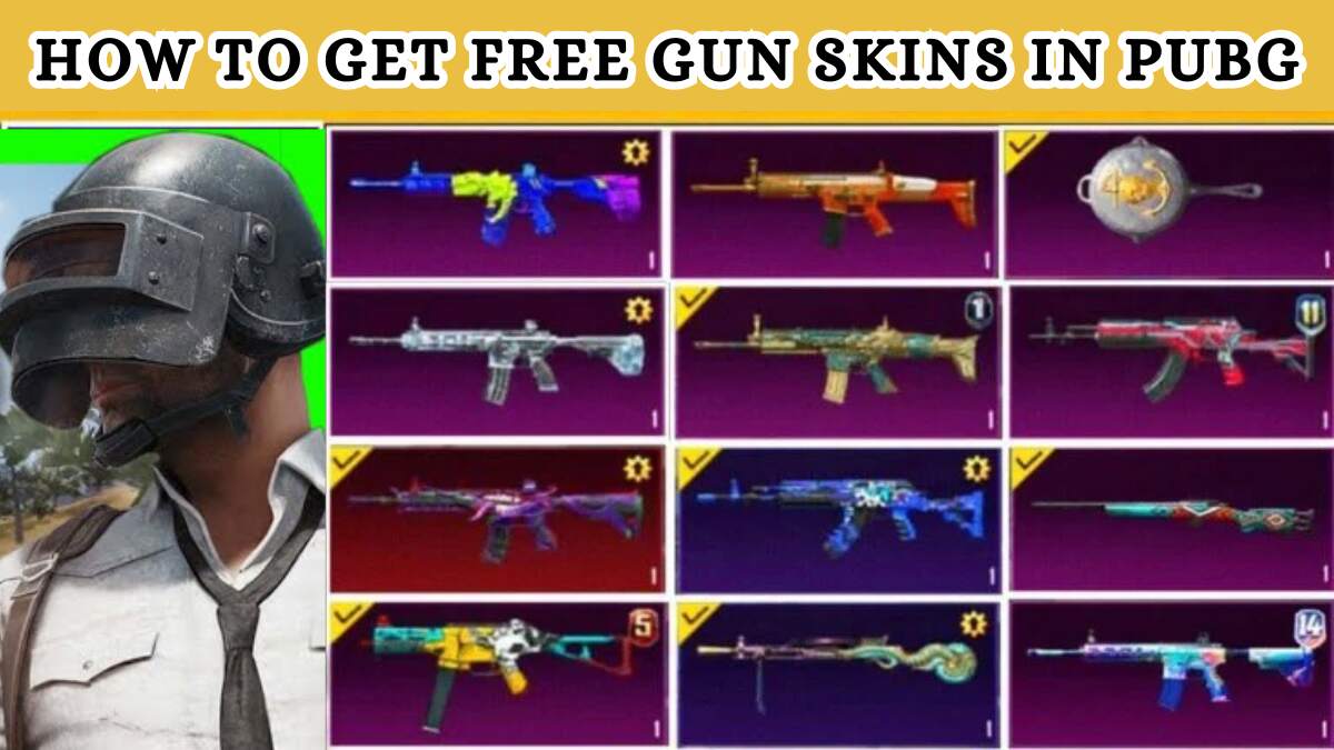 free gun skins in pubg