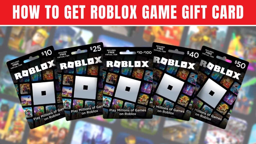 Roblox Game Gift Card