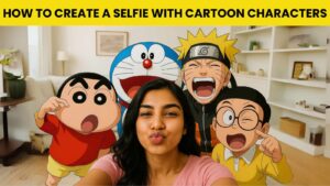 Selfie with Cartoon