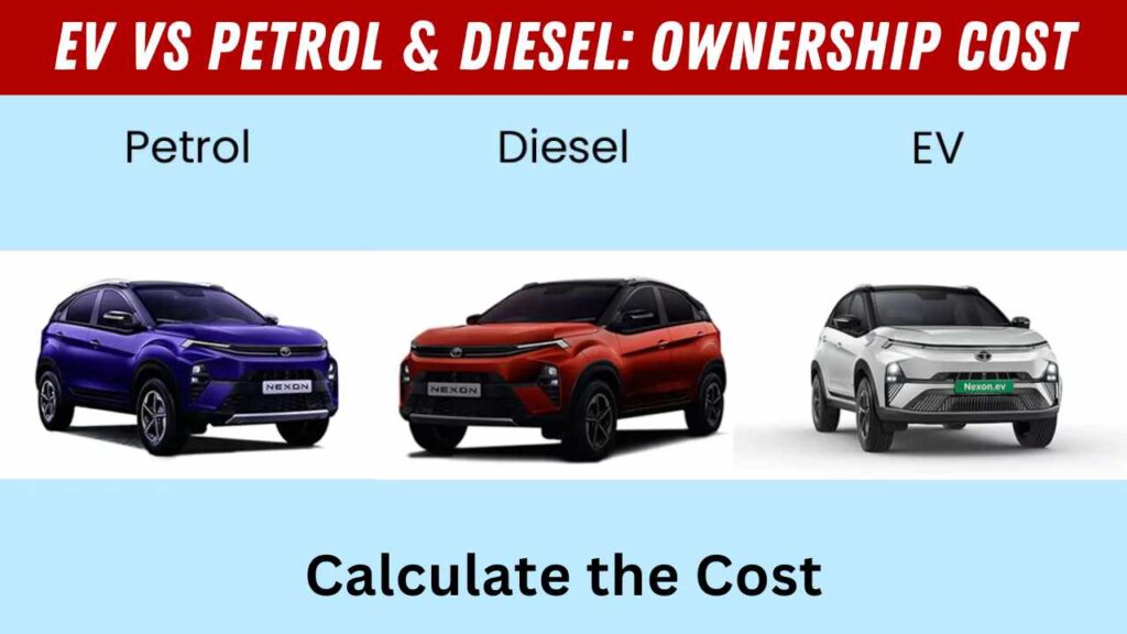 EV vs Petrol & Diesel: Ownership Cost