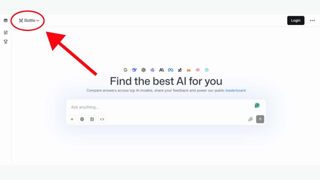 Use any AI Model free: LM Arena