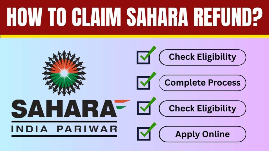 sahara refund status