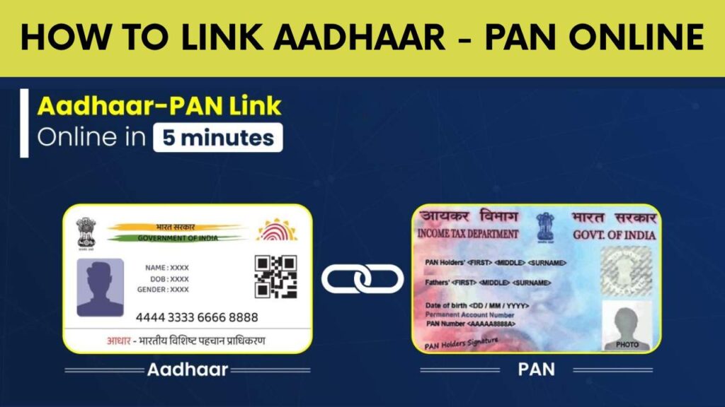 Link Aadhaar PAN Online