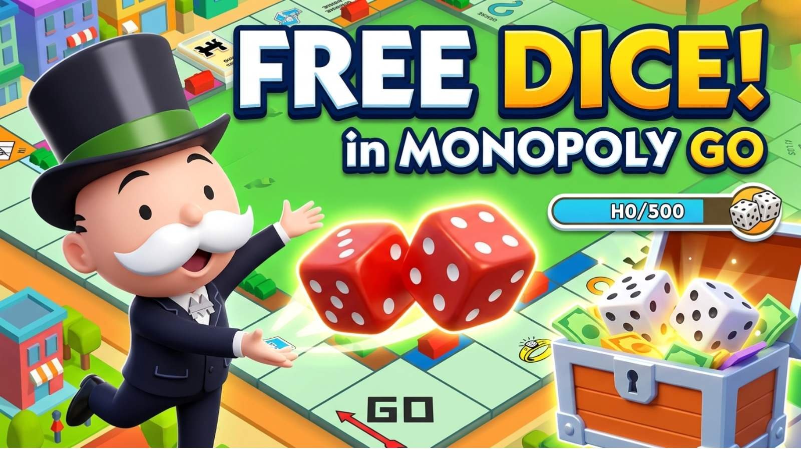 Free Dice in Monopoly GO