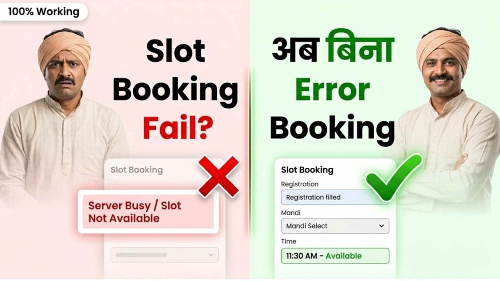 uparjan slot booking error solved