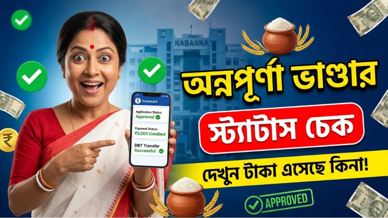 অন্নপূর্ণা ভাণ্ডার স্ট্যাটাস চেক